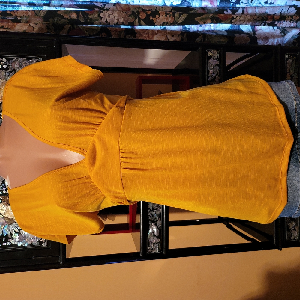 GOLD BLOUSE NWT